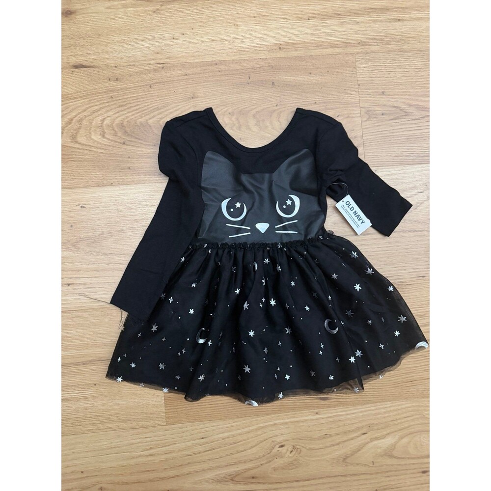 Old Navy Black Cat Tutu Dress